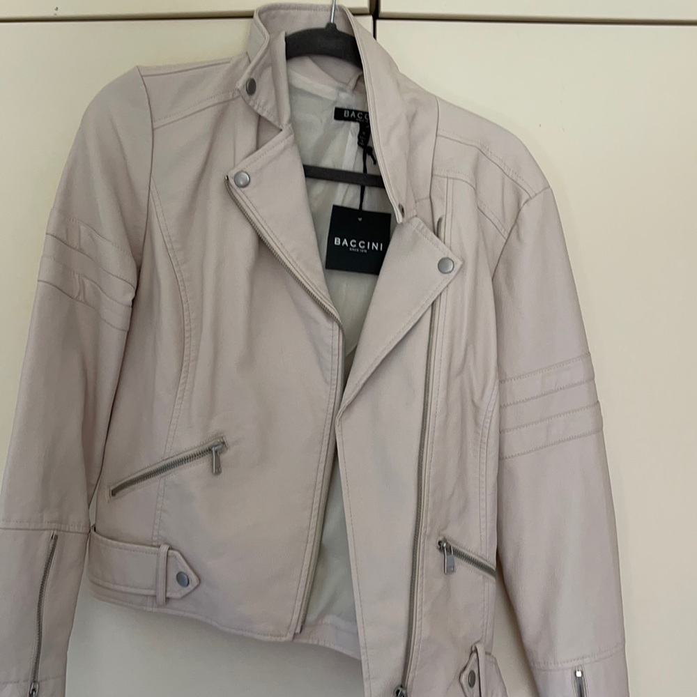 BACCINI leather jacket